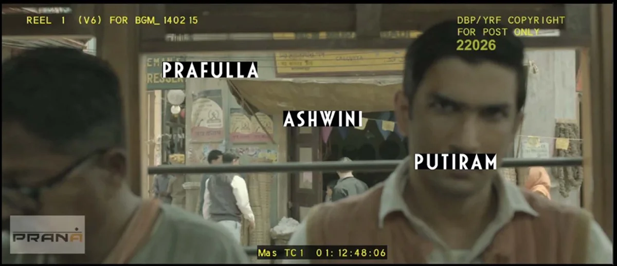 Detective Byomkesh Bakshy for Yash Raj Films and Dibakar Banerjee Productions — opening-title typography concept 4