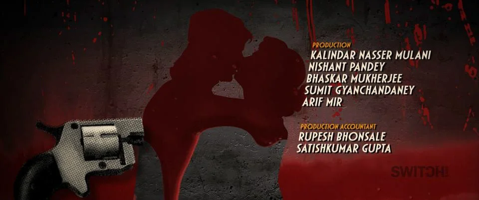 Detective Byomkesh Bakshy for Yash Raj Films and Dibakar Banerjee Productions — end-credit cast title still