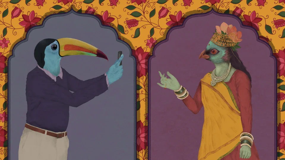 India Foundation for the Arts brand film — bird sequence asset study 3