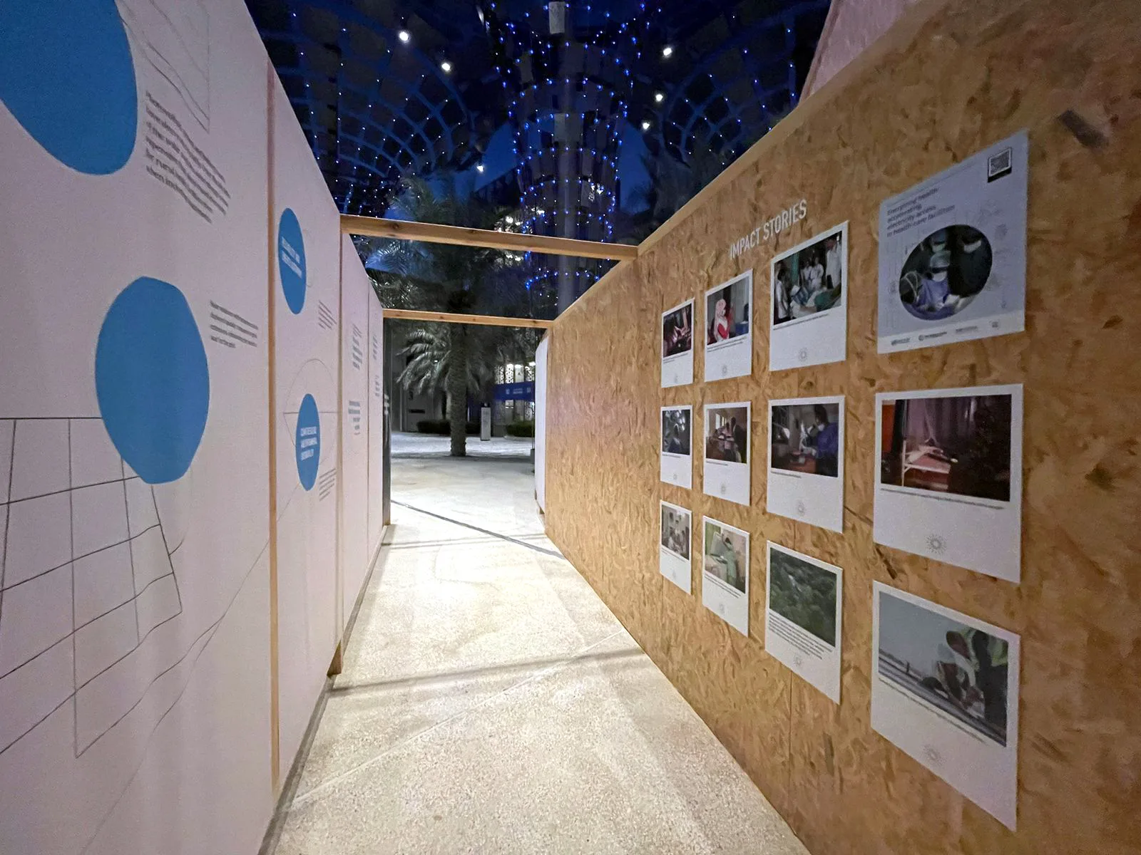 COP28 Exhibition - Impact Stories Display