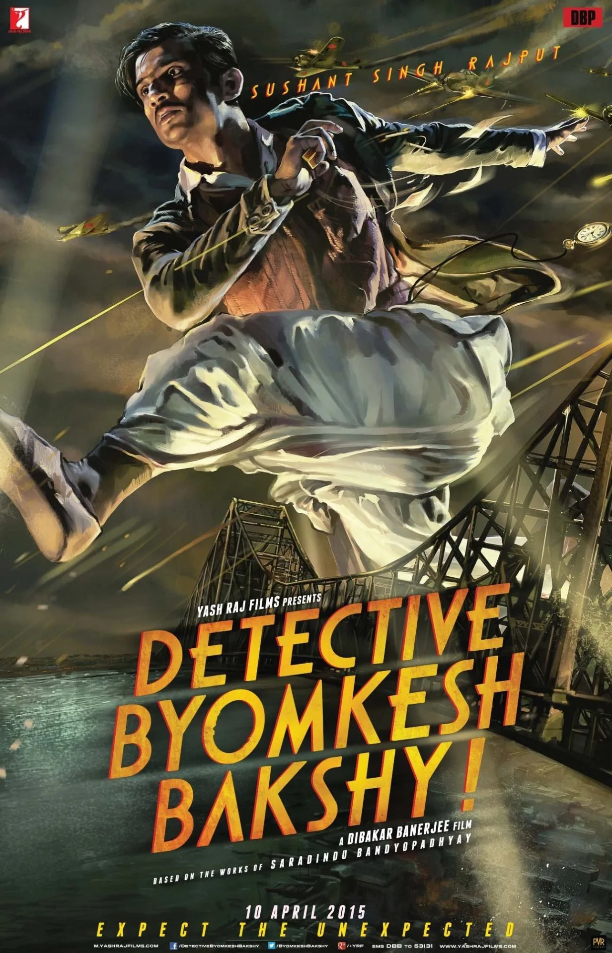 DETECTIVE BYOMKESH BAKSHI - Title design for Dibakar Banerjee's opus on the Indian detective novel.