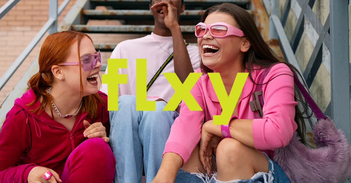 FLXY - Marketing materials showcasing adaptable retail identity