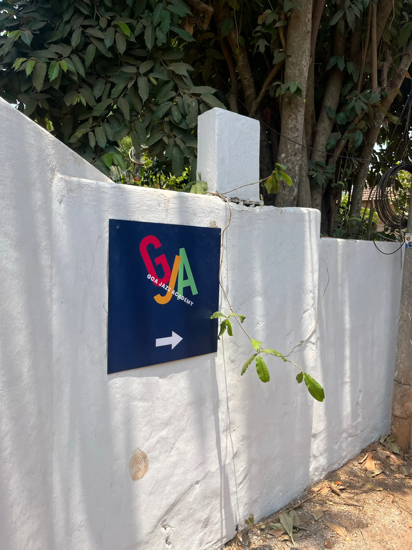 Goa Jazz Academy - Signage