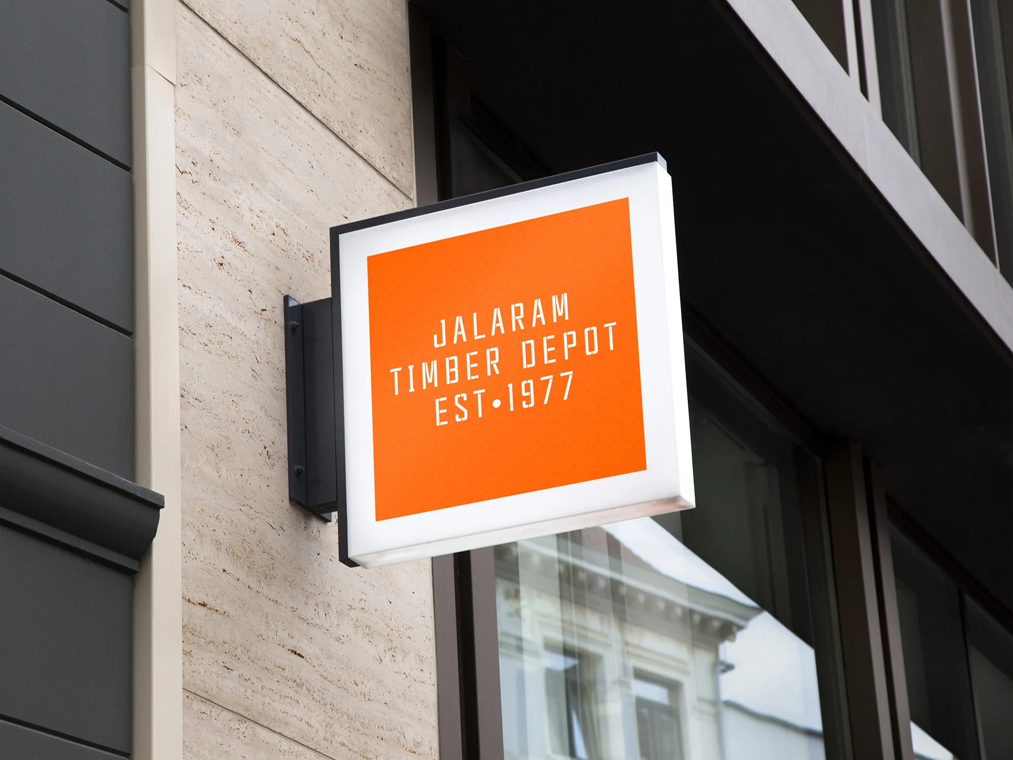 Jalaram Timber Depot - Exterior Signage