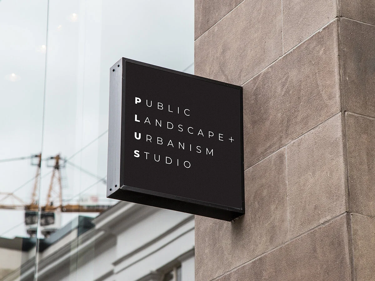 PLUS branding and design element 6