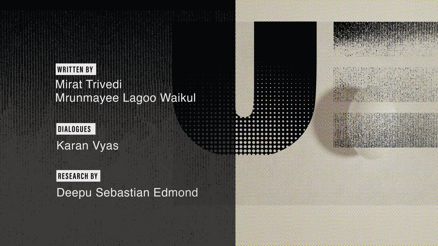 Scoop end titles design