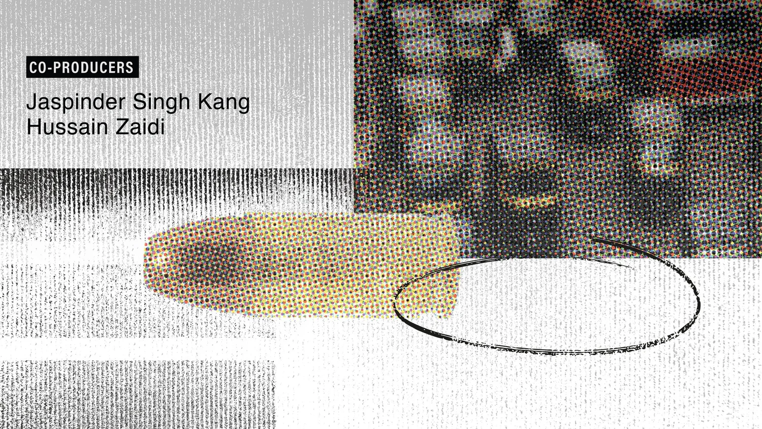 Scoop end titles halftone
