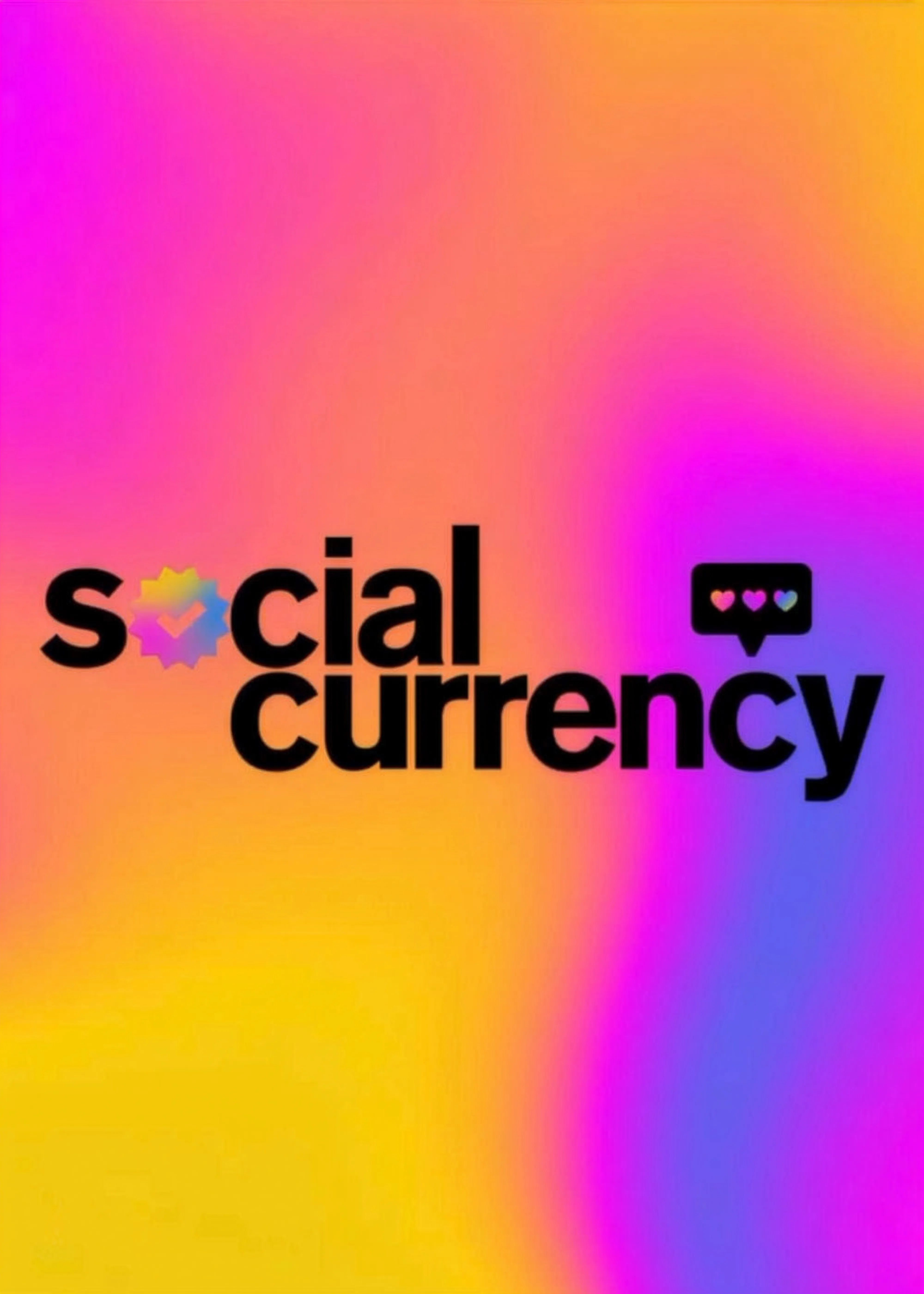 SOCIAL CURRENCY - Titles and show packaging for the netflix reality series featuring popular influencers